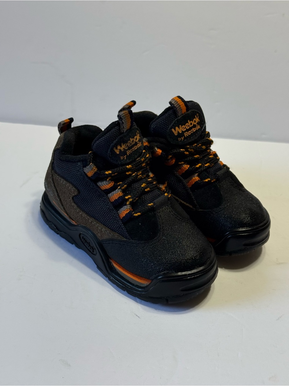 Weebok By Reebok Rugged Hiking Boots Toddler Shoes Sz 6.5 / Black Orange